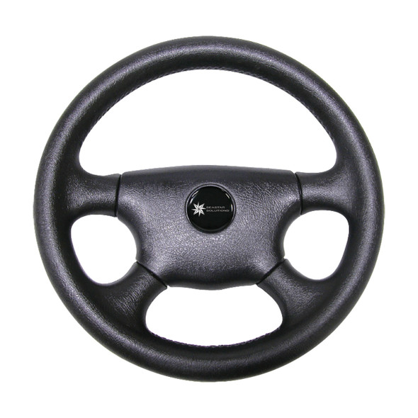Detmar Legend Steering Wheel PVC 4 Spoke 340mm Black W/Med