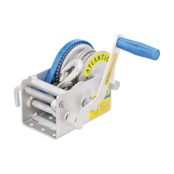 Atlantic Manual Trailer Winch - Three Speed 15:1/5:1/1:1