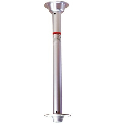 Springfield Stowable Table Pedestal 178mm Locking Anodised