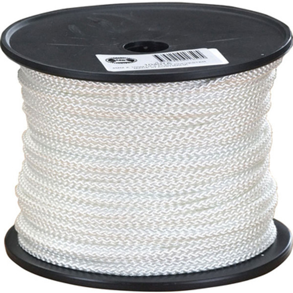 4mm x 400Mtr Polyester Rope - 8 Plait White (Reel)