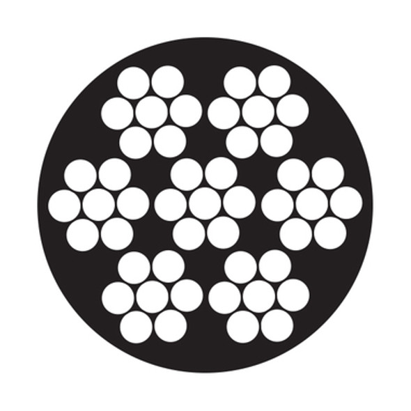 2mm-3mm x 305Mtr 7 x 7 Construction Stainless Steel Wire - 304 Grade