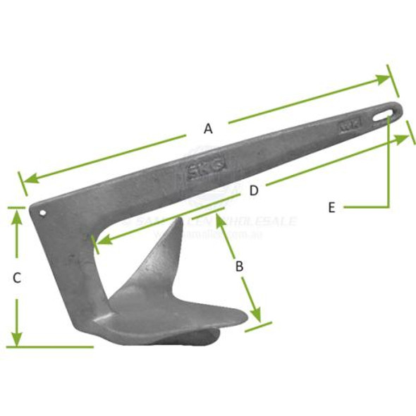 Anchor-Self Align 7.5kg (17Lb) Gal