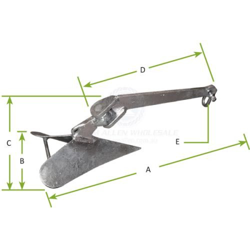 Anchor-Plough 36kg (80lb) Gal