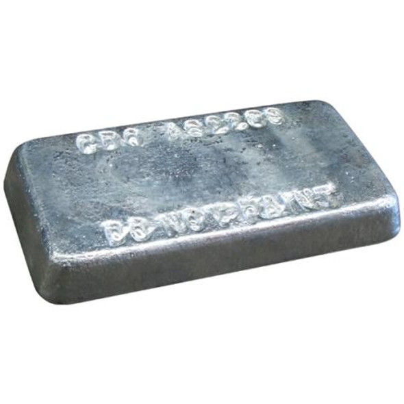 Anode Zinc 160 x 80 x 25mm - Plain Rectangle Block
