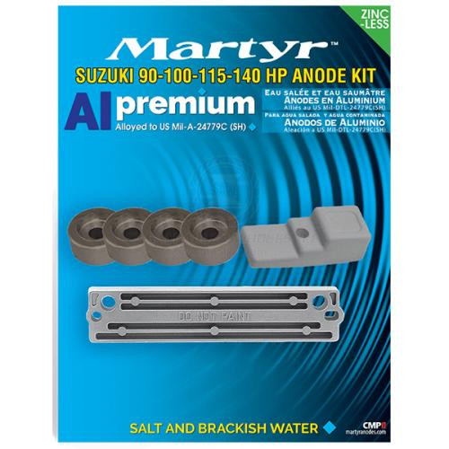 Anode Kit Alloy Outboard Suzuki 90-140 HP