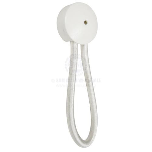 Shock Cord Stretch Loops - Canvas White