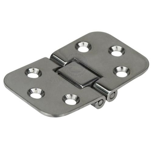 Hinge 304G Stamped S/Steel Dual Pivot Rectangle 41 x 70mm Even Split - Pair