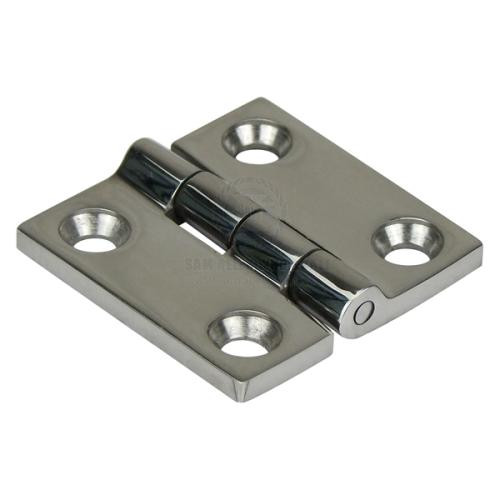 Hinge 316G Cast S/Steel Square Even Split - Pair