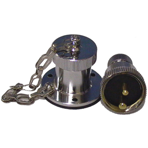 2 Pin CP Brass Connector Set 2 Pin CP Brass Connector Set