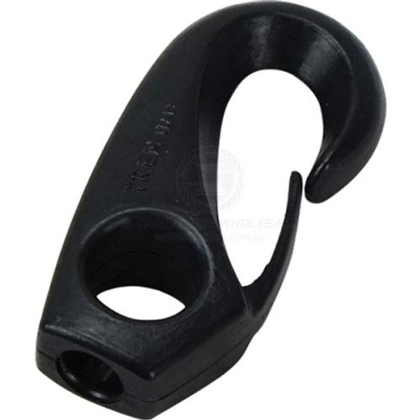 Shock Cord Hooks - Nylon Black Shock Cord Hooks - Nylon Black