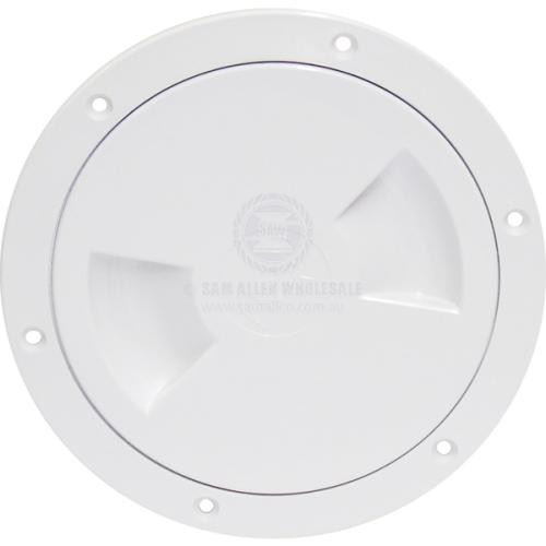 Inspection Port Nairn ID White Frame with White Lid