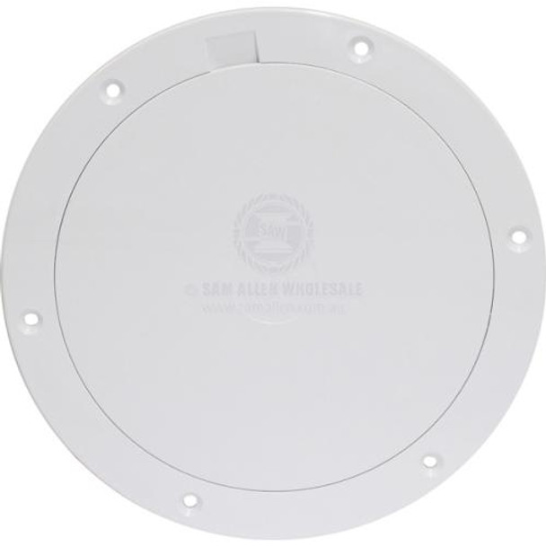 Inspection Port Nairn 200mm ID White Frame With White Snap-In Lid