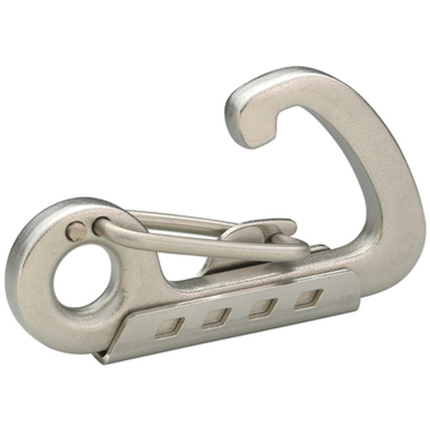 Spring Gate Snap Hook+Keeper Plate