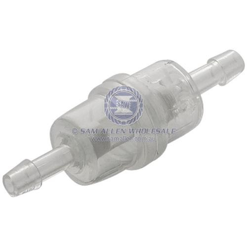 Fuel Filter In-Line Disposable With Straight Tails Suit 5mm ID