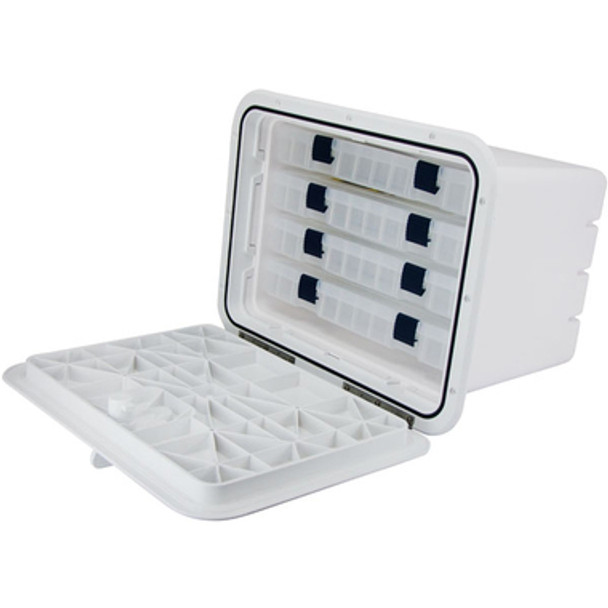 13" x 17" Innovative Tackle Centre Polar White 4 Plano Trays