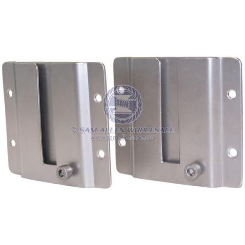 Inflatable Dinghy Snap Davit Quick Release Plates S/Steel Pair