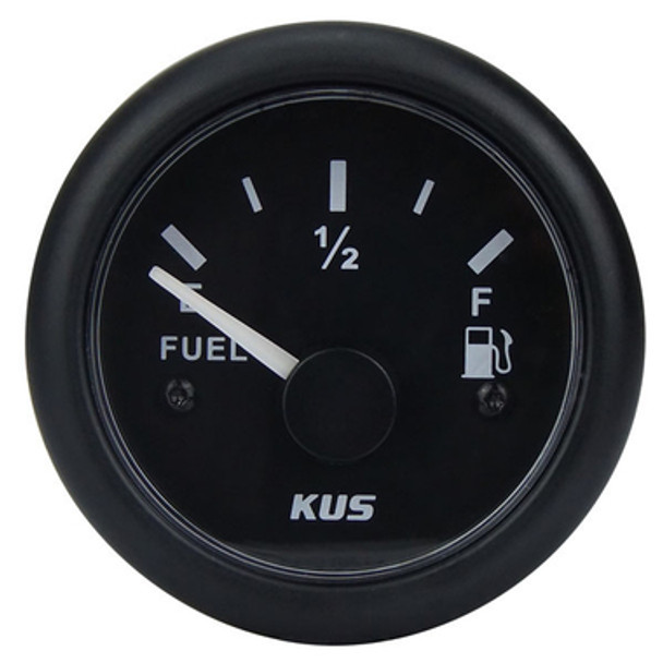 12/24V Black Fuel Gauge 0-190 OHMS