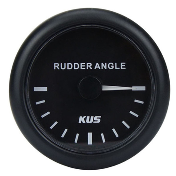 12/24V Rudder Angle Indicator Gauge Black 85mm