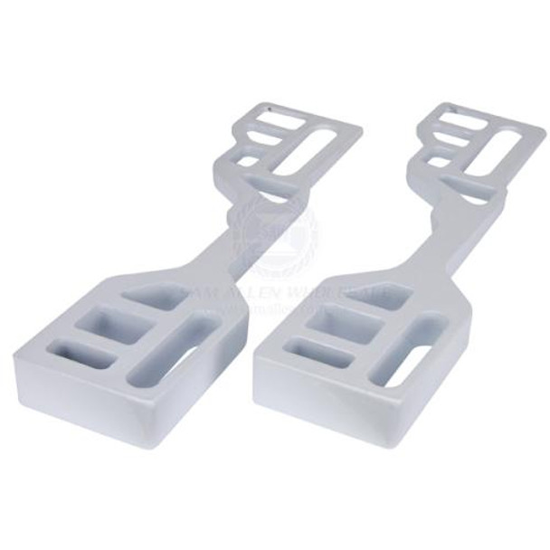 Outboard Transom Wedges Cast Alloy 5 Degrees - Pair