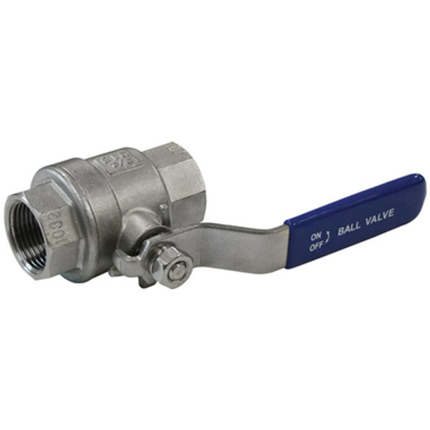 Ball Valve 1" BSP 316 Ss