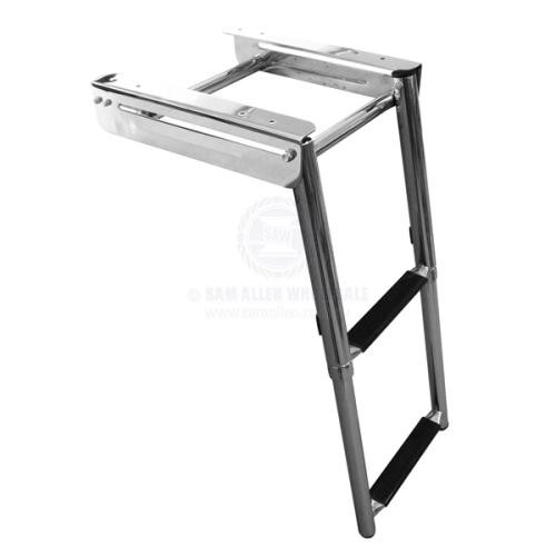 Relaxn Ladders - Under Platform Mount - Telescopic - Stainless Steel