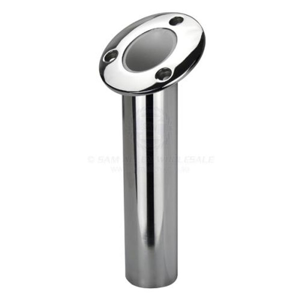 Rod Holder 316G S/Steel Cast Round Top 30° Tube With Drain