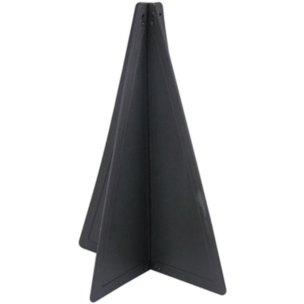 Black Plastic Safe Cone 47cm High