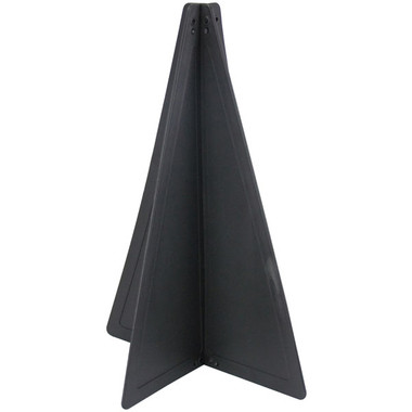 Black Plastic Safe Cone 47cm High