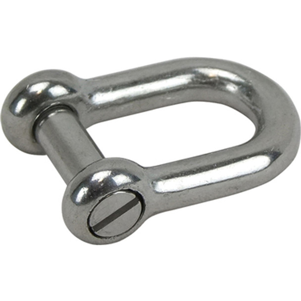 7mmStainless Steel Slotted Head 'D' Shackle