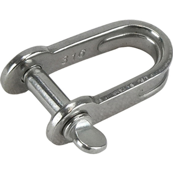 Shackles - Flat D - Stainless Steel - 316G