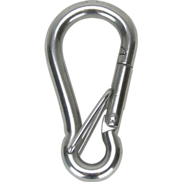 10mm Stainless Steel Spring Hook with Safety Bar