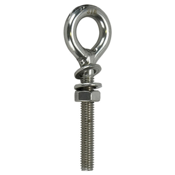 M6 x 60mm 316G Stainless Steel Eye Bolts