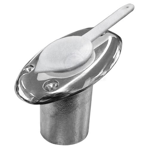 Flag Pole Base 316G S/Steel Flush Mount Angled Suit 1 - 25.4mm OD