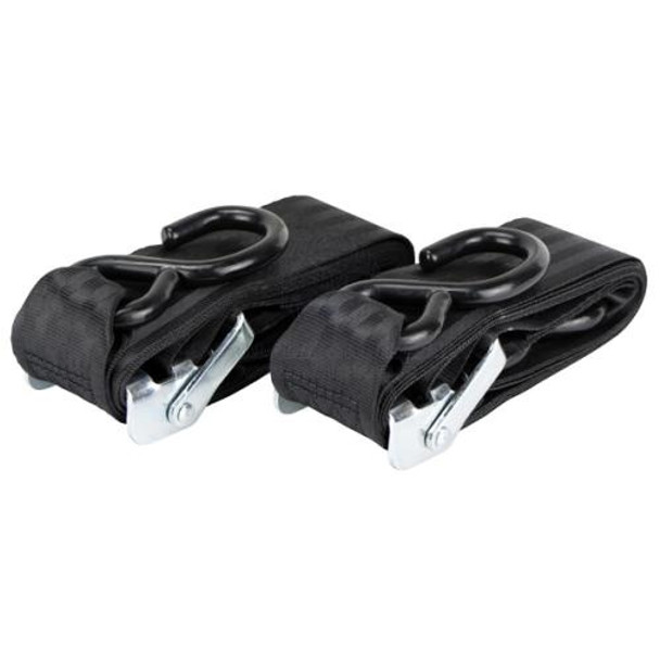 Tie Down 50MM Webbing x 1.8M with Over Centre CPS Buckle & PC Hooks