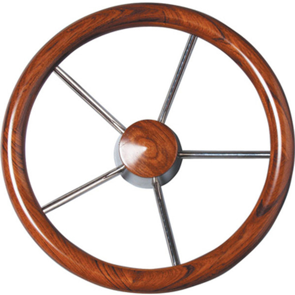 Ultraflex Mahogany grip with Stainless Steel spokes and mahogany centre cap