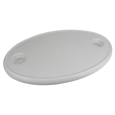 Moulded Plastic White Oval Table Top 457x762mm