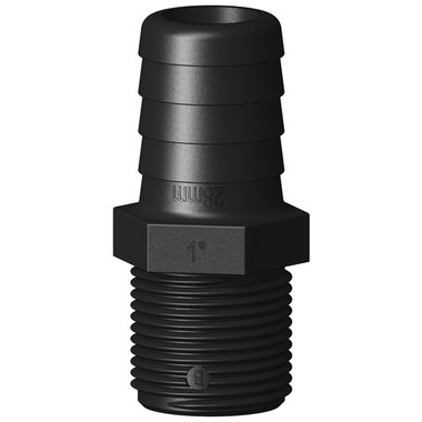 TruDesign Hose Tail 1" BSP - 28mm Tail Reducer