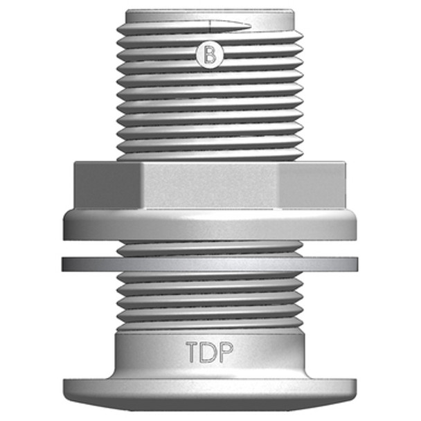 TruDesign 1" BSP Thread White Nylon Skin Fitting