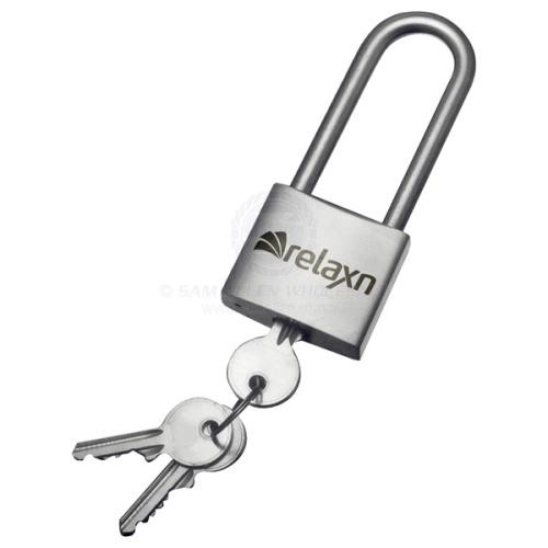 Relaxn Padlock Stainless Steel 50mm Long Shackle