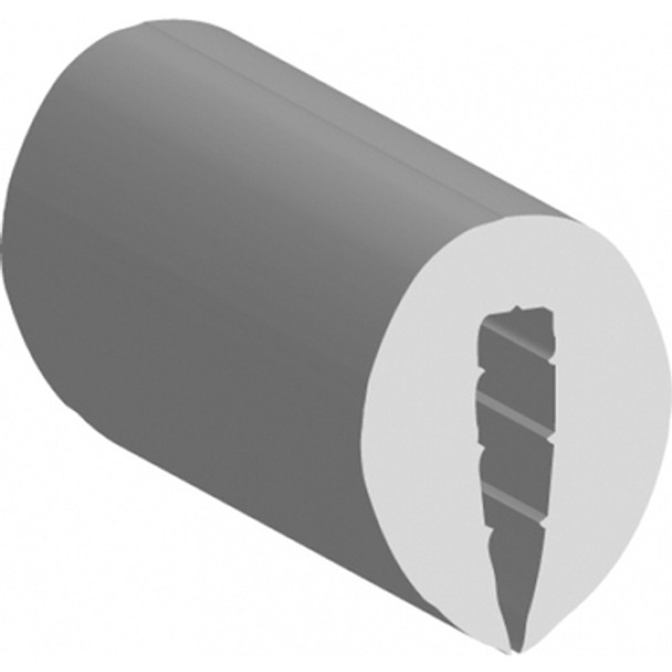 Deck Edge Trim Round White 50M (Discontinued)