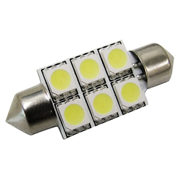 Cool White LED Festoon Flat 12V 36mm