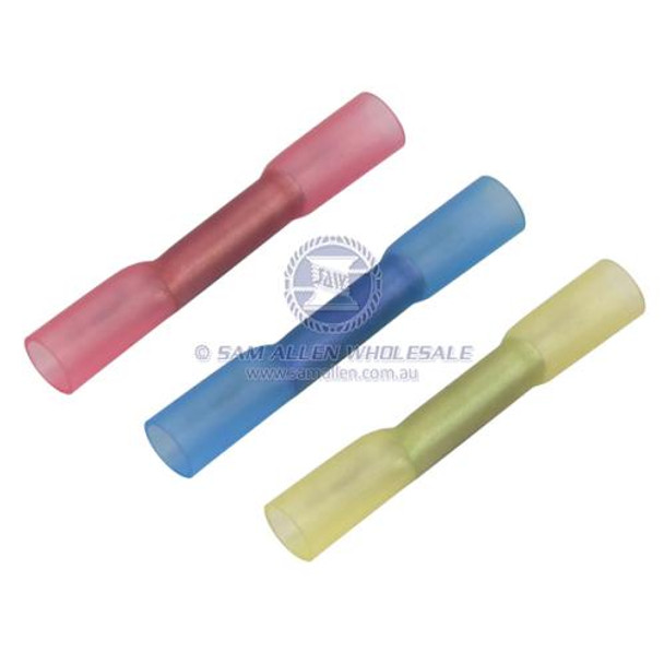 Butt Splice Heat Shrink Yellow Waterproof Pack 25