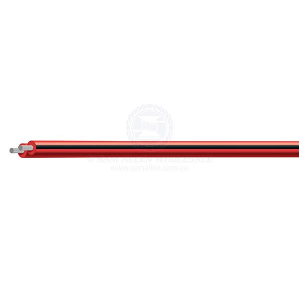 Cable Electrical Twin Core Tinned Fig 8 Red Insulated 3mm