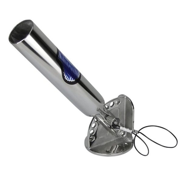 Reelax Centre / Shotgun Deluxe 8 Position Outrigger Base Stainless Steel (Single)