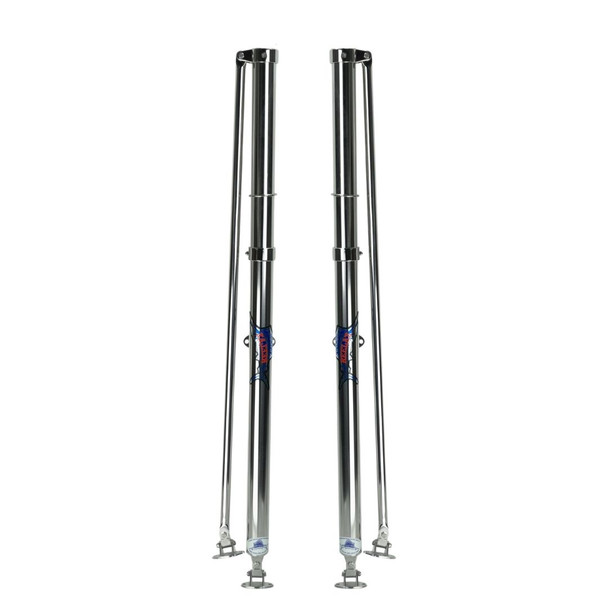 Reelax Base Junior 600 Outrigger Bases Stainless Steel (Pair)