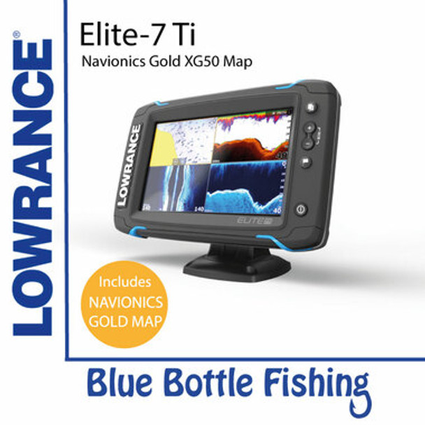 Lowrance Elite-7 Ti No Transducer with Navionics Plus XG50 Map (Discontinued)
