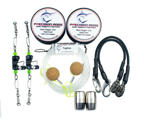 Precision Outrigger Rigging Kit Stainless 22ft +