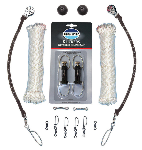 Rupp Outriggers Top Gun Rigging Kit with Klickers