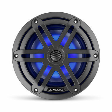 JL Audio M3 Coaxial Speakers 6.5" With Gunmetal Sport Grille & RGB LED - M3-650X