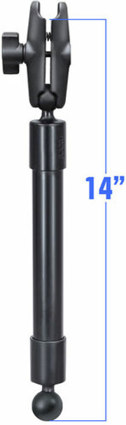 RAM Mounts 14" Pole Double Socket Arm (RAP-BB-230-14-201U)
